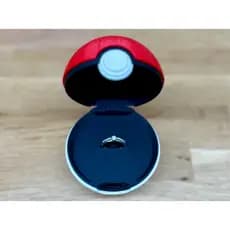 Pokebola Porta aliança anel