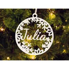 kit 4 Unidades Enfeite Personalizado Arvore de Natal  - Decoração Moderna - Presente Unico