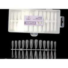 240 Unhas Postiças D&Z Sioux Realista Bailarina Soft gel Alongamento Caixa