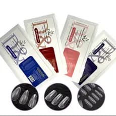 Unhas postiças Soft Gel D&Z com 500 unidades Bailaria Almond e Quadrada