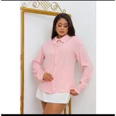 Camisa Femenina listrada social, Elegante