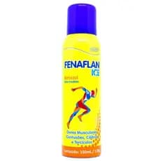 Fenaflan Ice Massageador Aerosol 150ml/ 120g Alívio Imediato para Suas Dores