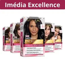 Kit Tintura Imédia Excellence L'Oréal - Coloração Permanente Profissional