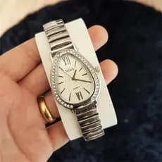 Relógio Feminino Moda Inspiração Pulseira De Elastico Cobra