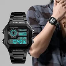 Relógio De Aço Inoxidavel Quartzo Para Masculino De Luxo Clássico Negócios
