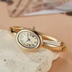 Relógio de banheira feminino high end rosa ouro luz luxo pulseira de aço inoxidável