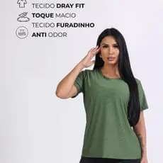 Camiseta Dry Fit Feminina Academia treino