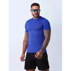 Camiseta Masculina Academia Treino Dry Fit "Furadinho" Anti-Odor e Anti-Suor Leve Slim  Fit Esporte