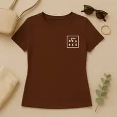 Camisa blusa Estampada feminina Baby Look 100% Algodão T-Shirt
