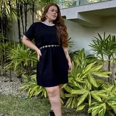 Camisão Vestido Feminino Moda Evangélica Plus Size 100% Algodão Fio 30.1 Básico Soltinho Confortável