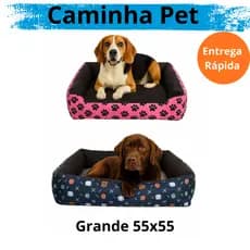 Caminha Pet Impermeável e Lavável – Para Cães e Gatos | Super Confortável 55cm 55cm Azul ou Rosa