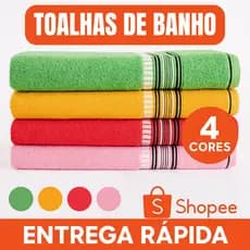 Kit Toalha de Banho Gigante 150cmx75cm Ultra Macia, Banhão Premium 100% Algodão Eleganzza