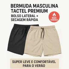Kit Bermudas Tactel Masculina Premium Dupla Costura Tecido Leve Moda Praia