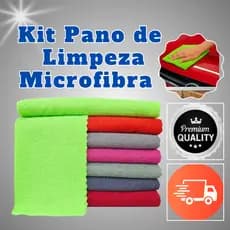 Kit Presente Dia dos Pais Pano de Microfibra para Carro e Casa | Limpeza Sem Manchas | Toque Macio