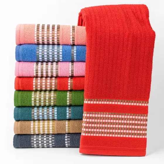 Toalha Banho Banhão Alta absorção Canelada Moda Praia 100% Algodão 140x70 Promoção