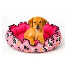 Caminha Pet Redonda Luxo Confortável Macia Porte Médio 80cm Colchonete Cães e Gatos