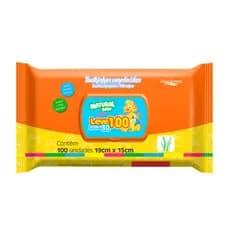 Toalhas Umedecidas Natural Baby 100 Unidades Evergreen