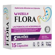 Flora Lactobacillus Acidophilus 200MI 15 Cápsulas