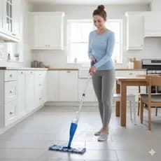 Mop Spray Com Reservatório Esfregão Giratório Vassoura Com Pano Limpeza Rodo Mágico 360 Graus  300ml - Sortido