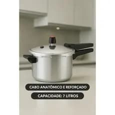 Panela de Pressão 7 Litros Fechamento Externo Cozimento Rápido