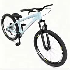 Bicicleta Absolute Brutus Aro 26 Free Ride Grau | Cubo Comum ou Barulhento | Aro Vmaxx | Pneu Flame | Banco Free Ride