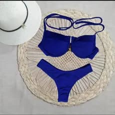 biquini feminino com calcinha asa-delta hot peant meia taça lançamento do verão