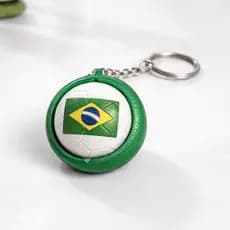 Chaveiro Bola de Futebol Brasil 🇧🇷 | Chaveiro Personalizado | Presente Criativo