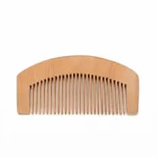 Pente para Barba Madeira Natural Profissional Antifrizz