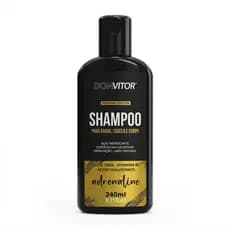 Shampoo Masculino 3 em 1 DonVitor 240ml Barba, Cabelo e Corpo - Controla a Oleosidade