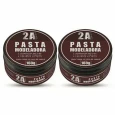 Kit 2x Pasta Modeladora Masculina Fox For Men – Cabelo alinhado, hidratação na medida