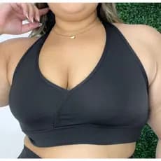 Top Nadador Plus Size Fitness com Detalhe nas Costas