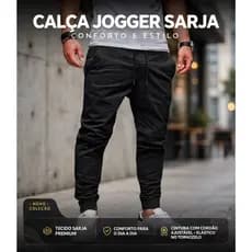 Calça Jogger Premium Masculina Calça Com Punho Nas Pernas