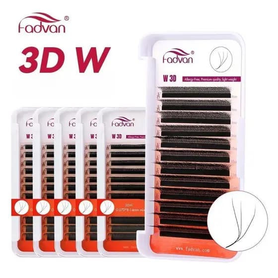Cílios Volume Brasileiro 3D W FADVAN 0.07 Mix Profissional 12 Linhas-3D W FADVAN