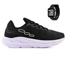 Kit Tenis Esportivo Masculino Feminino Academia Treino Leve Light + Relogio Digital
