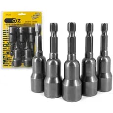Adaptador Soquete Magnético 65mm 1/2 Polegadas Sextavado 5 Peças