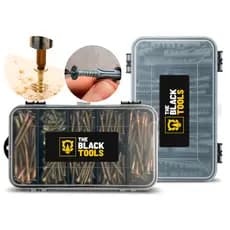 Kit Estojo Com Parafusos E Buchas 99 Peças - The Black Tools