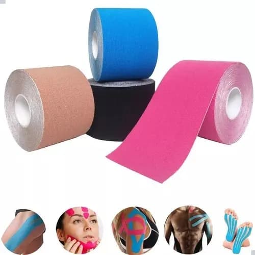 Kinesio Taping - Bandagem para Reabilitação, Fácil Aplicação e Durabilidade