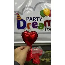 Balão Metalizado Mini Coração 10cm 5 polegadas festas decoração enfeite mãe dia dos namorados