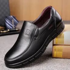 Novos Sapatos de Couro Masculinos de Verão, Sola Macia, Casuais, Planos, Para Caminhada ao Ar Livre, Confortáveis, El KE
