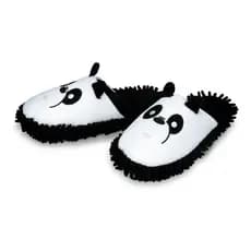 Pantufa Chinelo Panda Preto E Branco MOP Tam 40/41