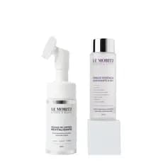 Kit Limpeza do Rosto com Tônico Hidratante 8 em 1 + Mousse de Limpeza Hidratante para Pele 40+ Le Moritz