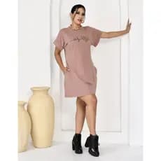 Vestido Curto Feminino Estampado Paris Moda Verão Casual Confortável