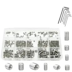 400 PARAFUSO SEM CABEÇA CHAVE ALLEN M2,5 M3 M4 M5 M6 M8 INOX