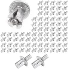 REBITES FIXADORES GRAMPOS EM ALUMINIO 11MM - KIT 100 PEÇAS