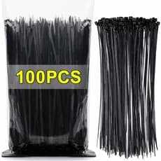 KIT 100 ABRAÇADEIRAS NYLON ENFORCA GATO LACRE 4X150MM