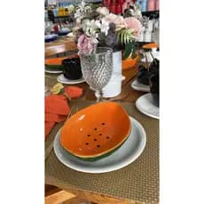 bowl mamão para sobremesas decoração para cozinha