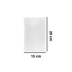 Saquinho Transparente para Embalagens 15x20cm | Ideal para Organização, Envio e Armazenamento