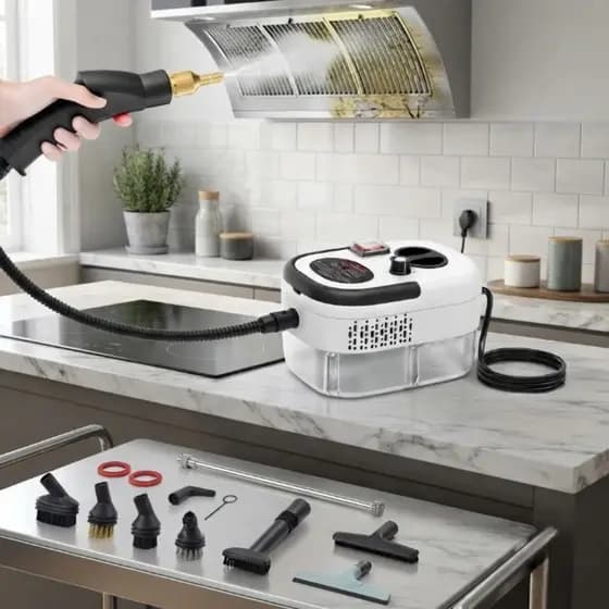 Limpador a Vapor Portátil 2500W Alta Pressão 110V Multiuso Reservatório 1200ml  ATLAS
