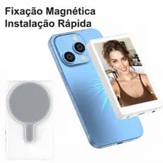 Tela Magnética MagSafe para Celular Monitor Selfie 4" Sem Fio Atlas
