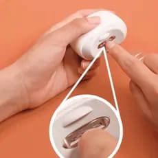 Máquina Elétrica de Cortar Unhas com Polidor Recarregável USB  ATLAS